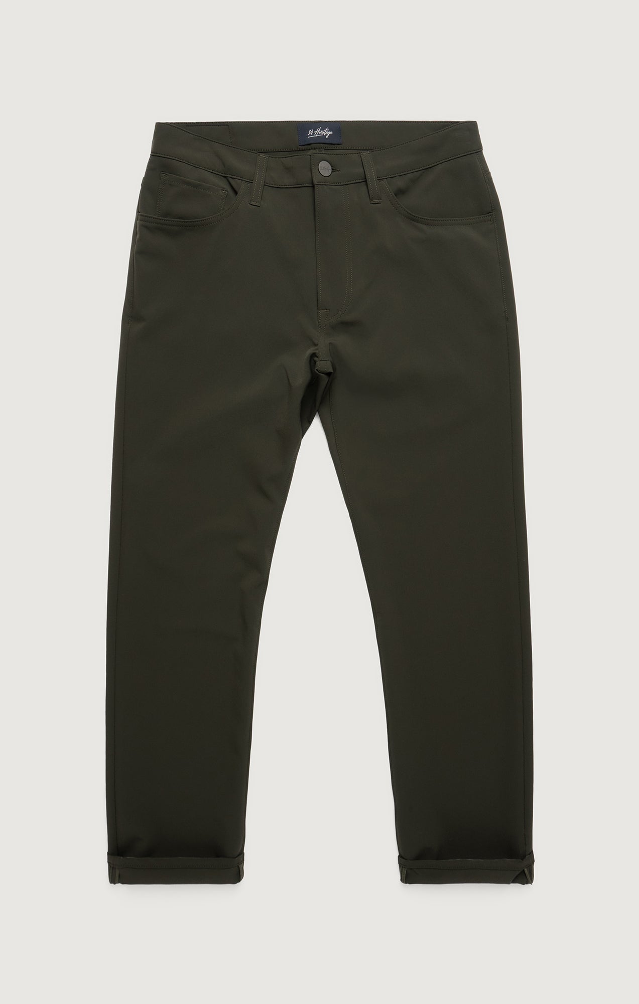 34 Heritage Courage Straight Commuter Pants in Peat Luxe