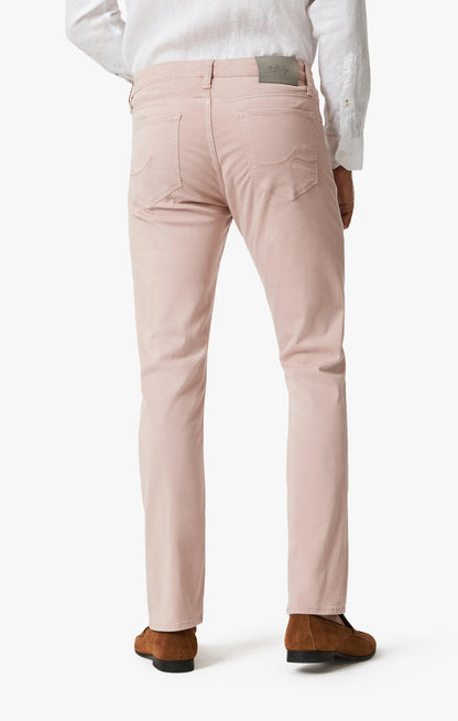 34 Heritage Courage Straight Leg Pants In Blushed Twill