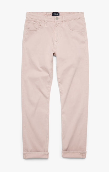 34 Heritage Courage Straight Leg Pants In Blushed Twill