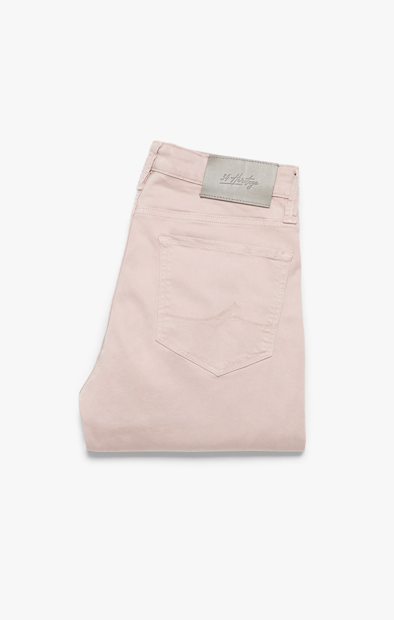 34 Heritage Courage Straight Leg Pants In Blushed Twill