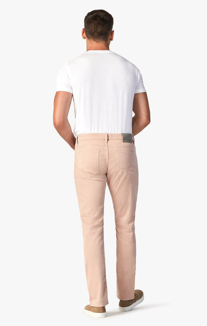 34 Heritage Courage Straight Leg Pants In Rose Twill