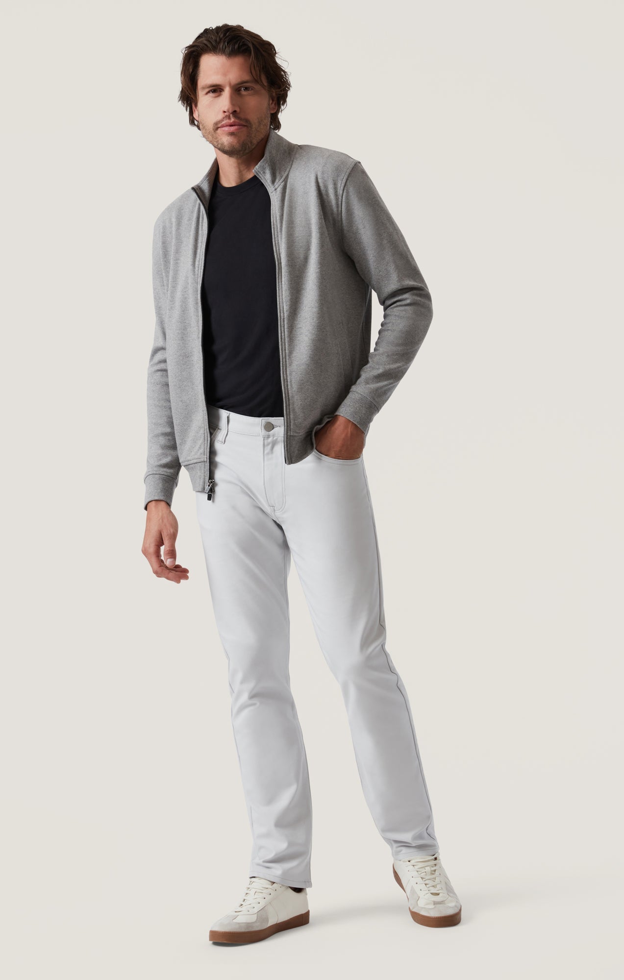 34 Heritage Courage Straight Leg Commuter Pants in Pearl