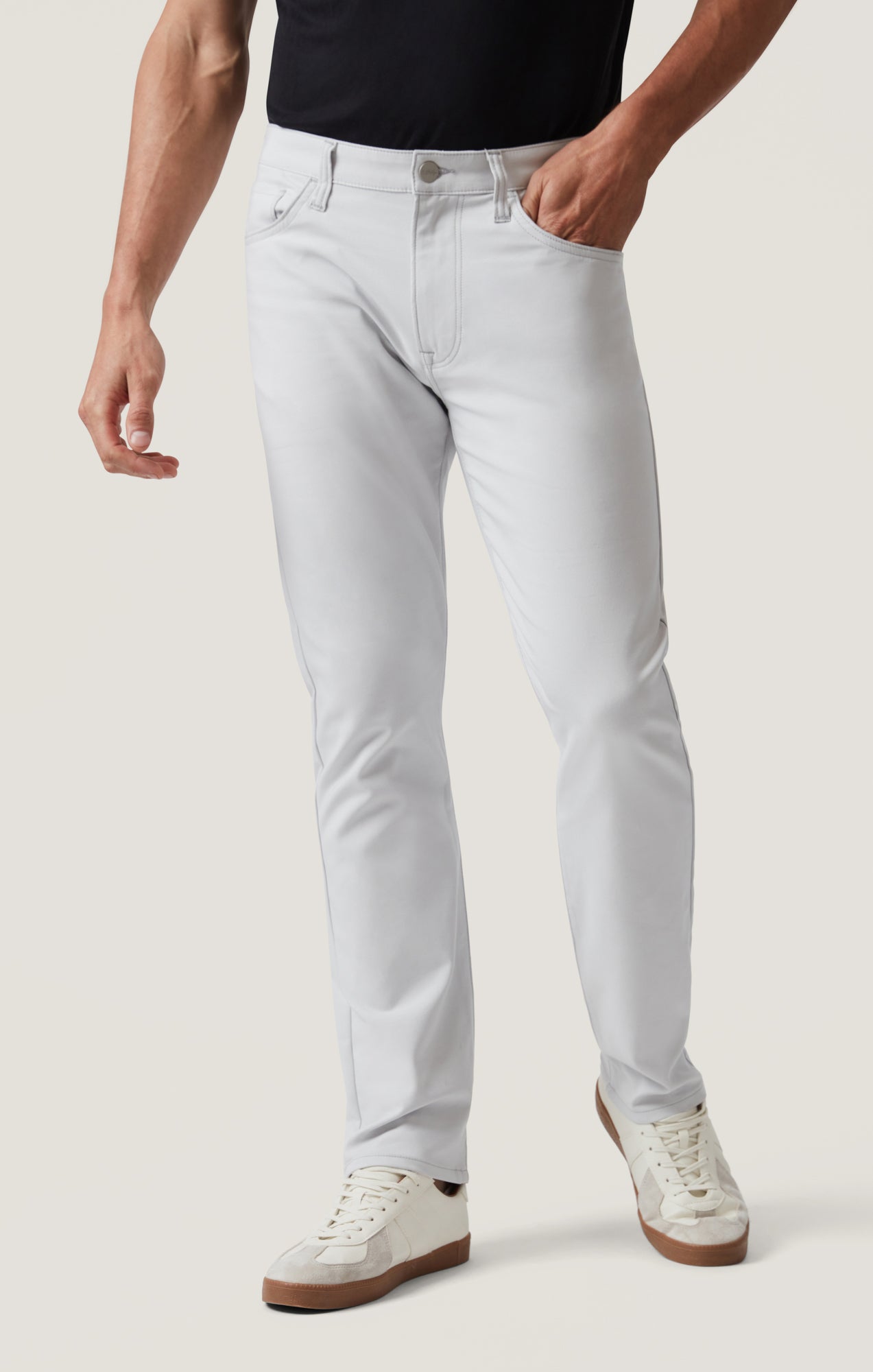 34 Heritage Courage Straight Leg Commuter Pants in Pearl