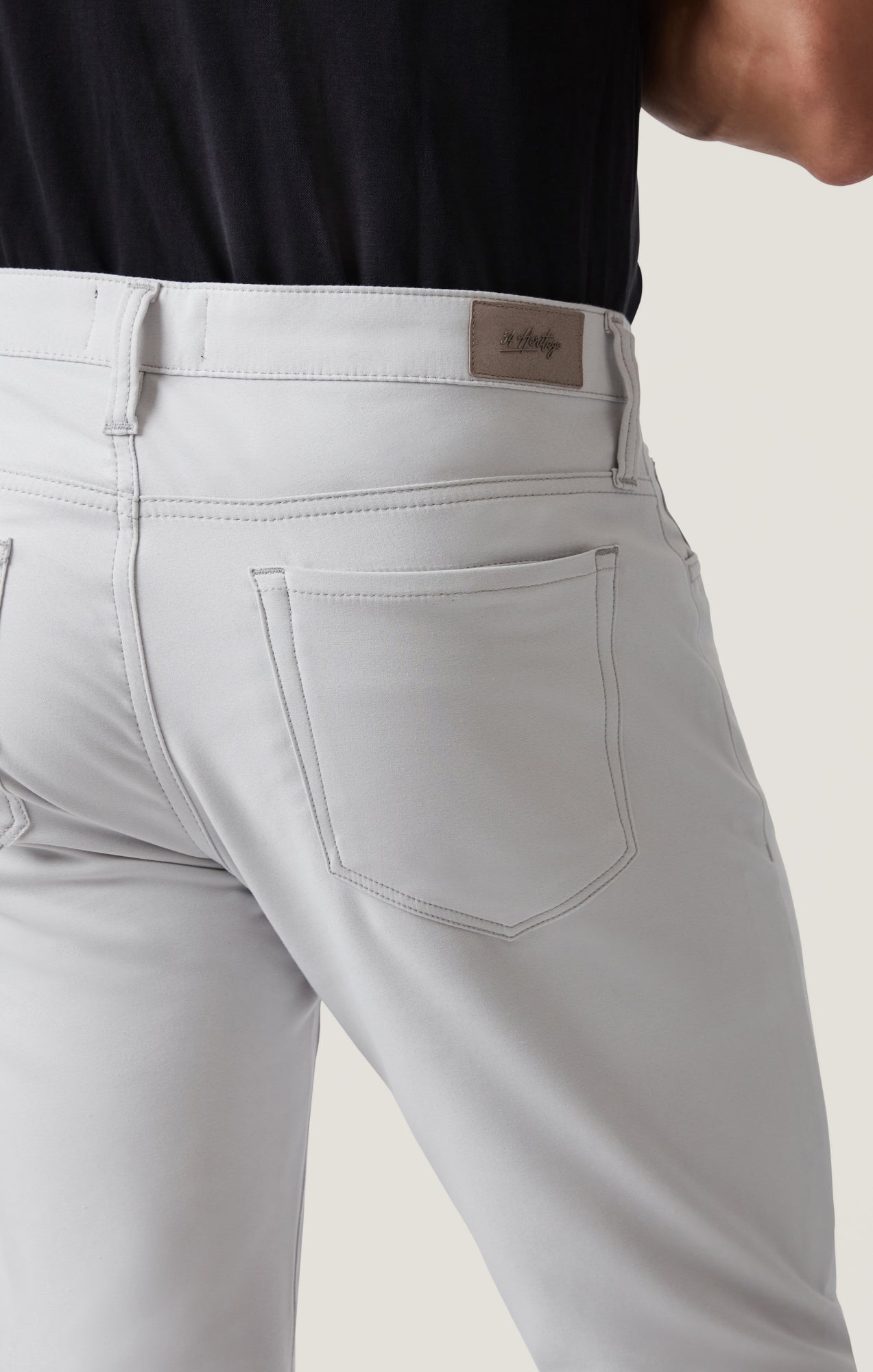 34 Heritage Courage Straight Leg Commuter Pants in Pearl