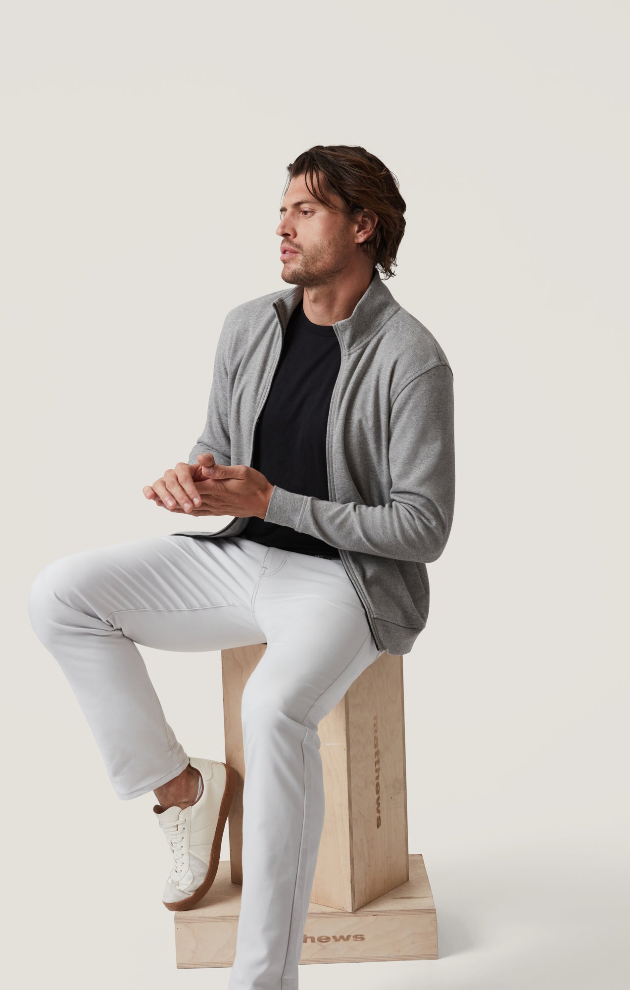 34 Heritage Courage Straight Leg Commuter Pants in Pearl