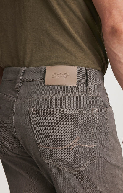 34 Heritage Charisma Relaxed Straight Pants in Dove Grey Diagonal