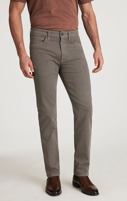 34 Heritage Courage Straight Leg Pants in Dove Grey Diagonal