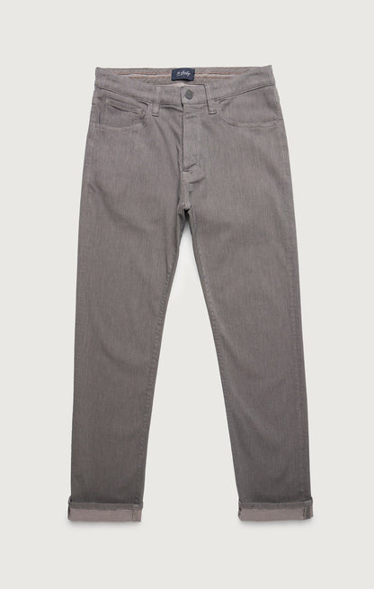 34 Heritage Courage Straight Leg Pants in Dove Grey Diagonal