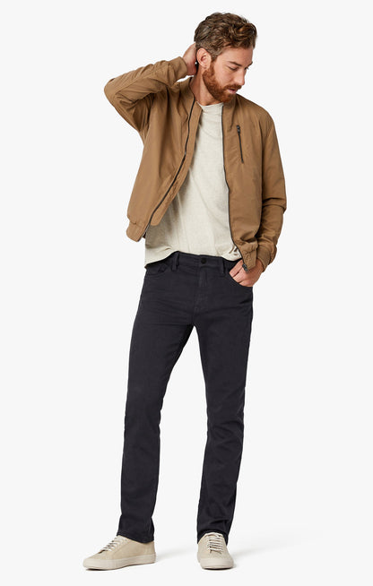 34 Heritage Courage Straight Leg Jeans In Iron Comfort