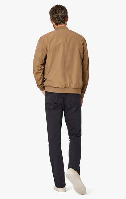 34 Heritage Courage Straight Leg Jeans In Iron Comfort