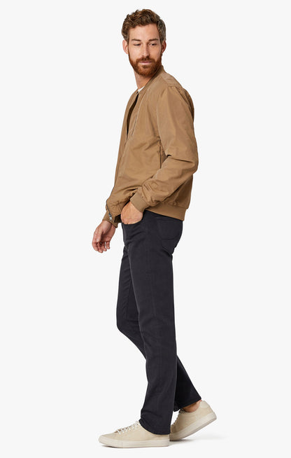 34 Heritage Courage Straight Leg Jeans In Iron Comfort