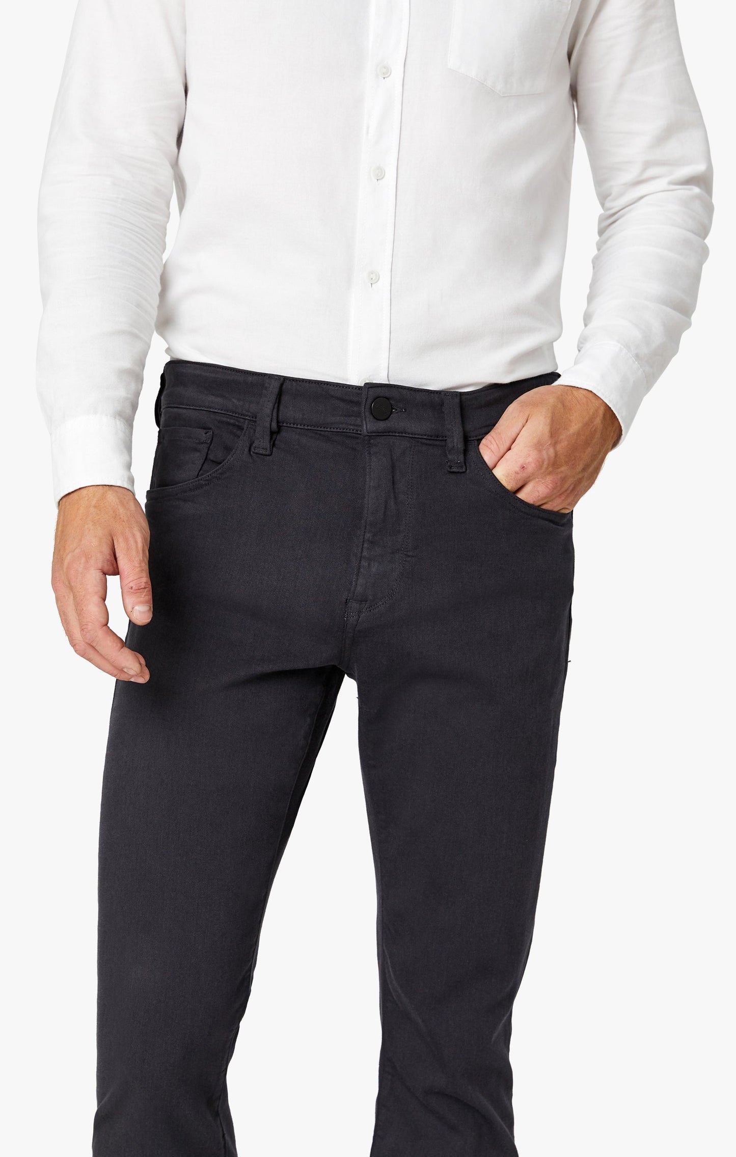 34 Heritage Charisma Relaxed Straight Jeans in Iron Comfort