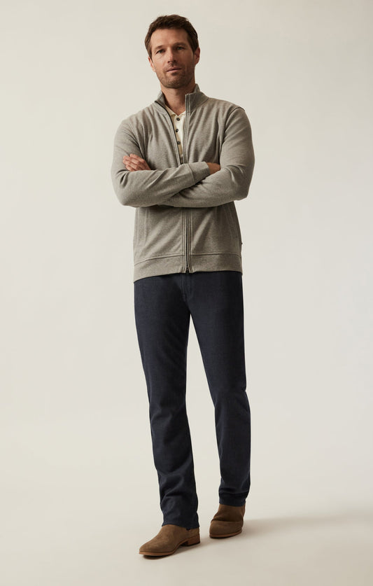 34 Heritage Courage Straight Leg Pants in Navy Fancy