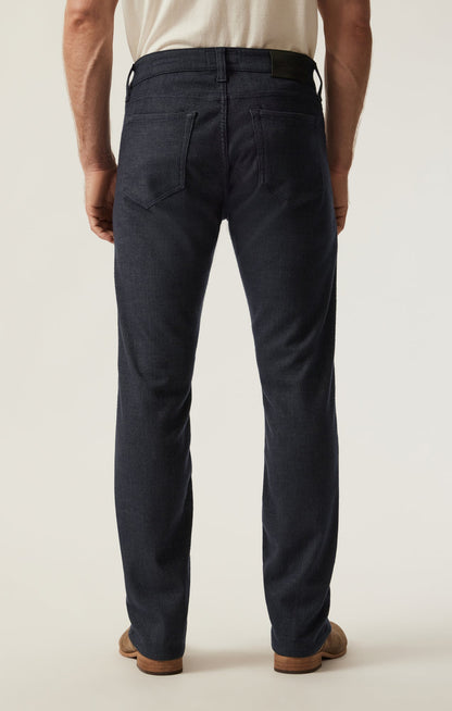 34 Heritage Courage Straight Leg Pants in Navy Fancy