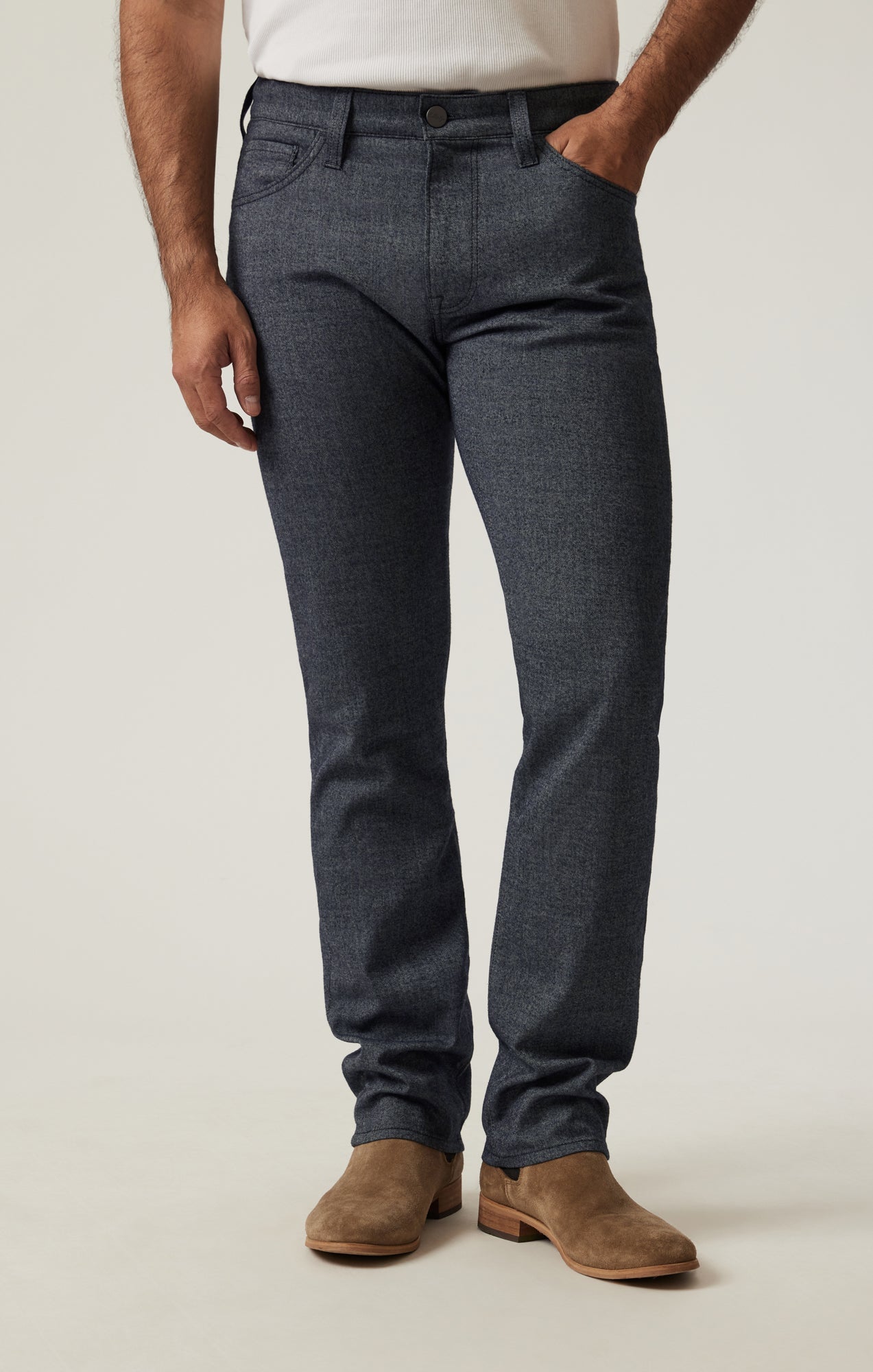 34 Heritage Courage Straight Leg Pants in Navy Elite