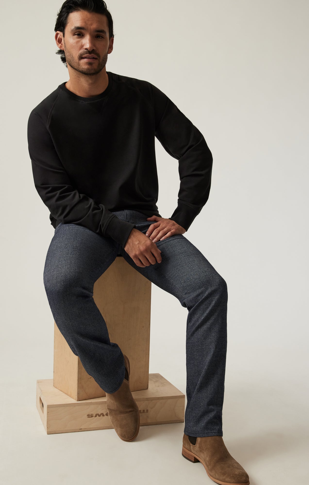 34 Heritage Courage Straight Leg Pants in Navy Elite