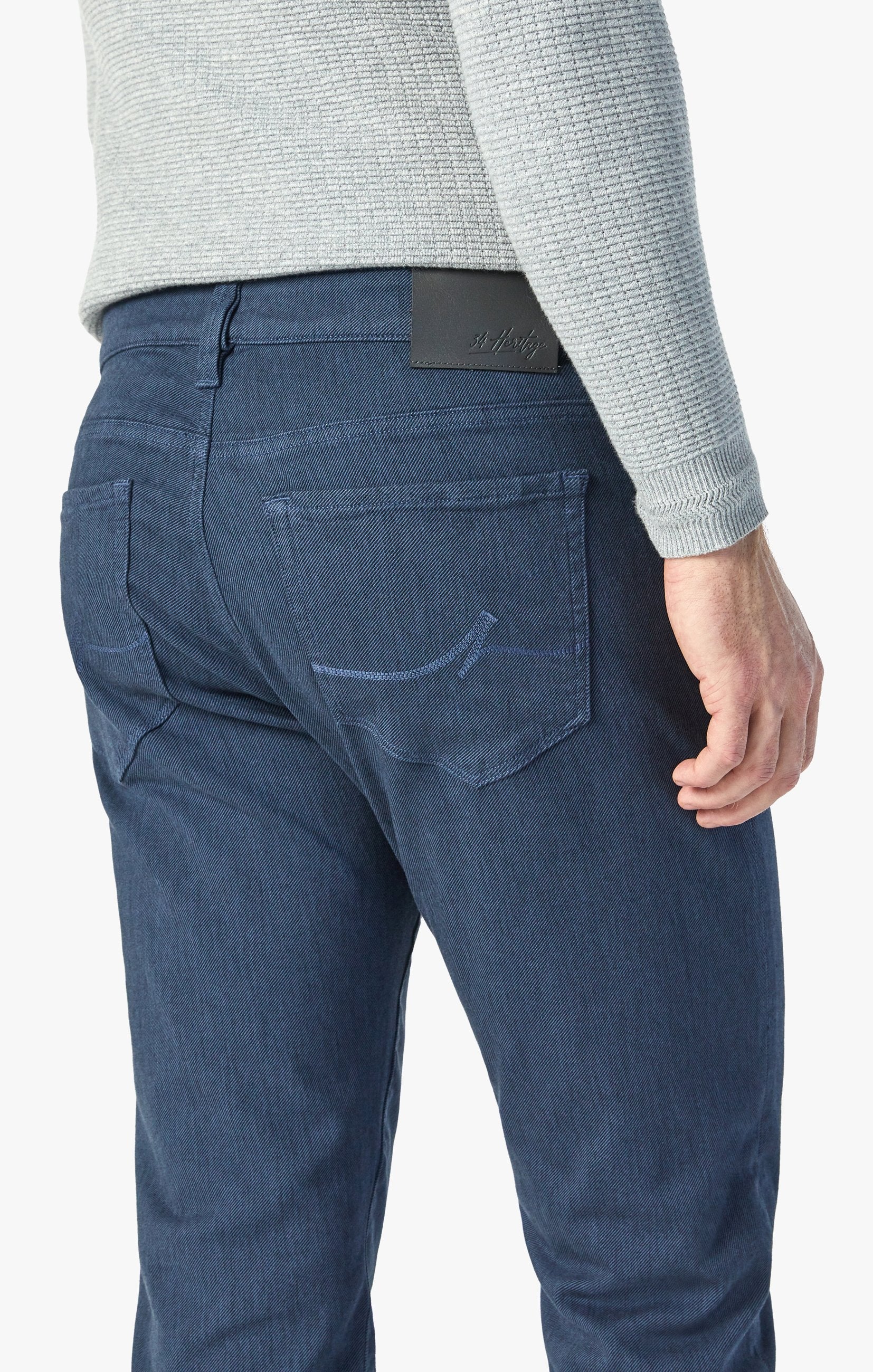 34 Heritage Courage Straight Leg Pants in Insignia Blue Diagonal