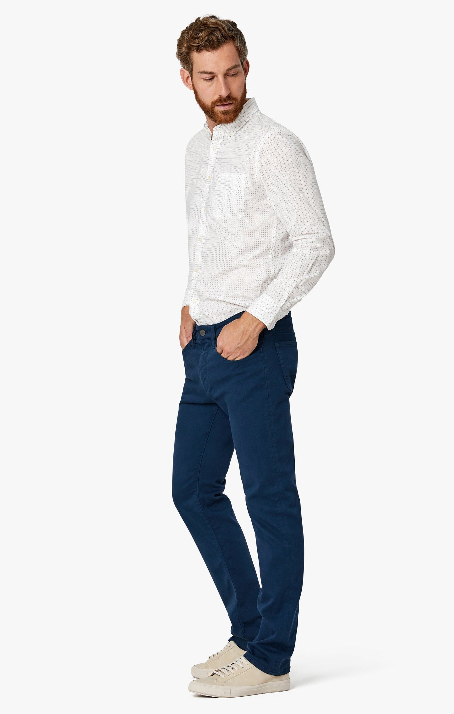 34 Heritage Courage Straight Leg Jeans In Petrol Comfort