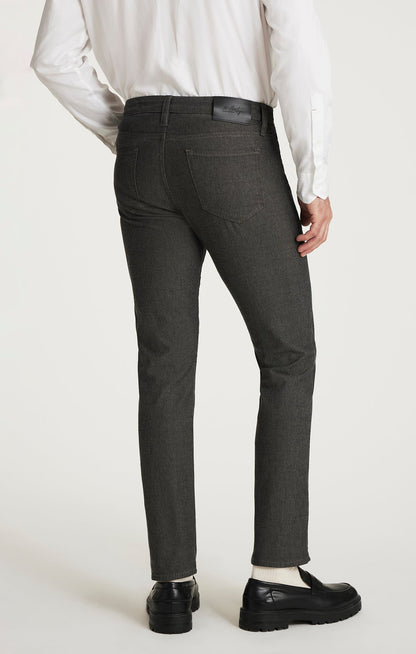 34 Heritage Courage Straight Leg Pants in Grey Herringbone