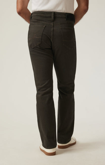 34 Heritage Charisma Relaxed Straight Pants in Rifle Green Diagonal