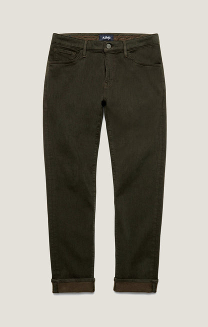 34 Heritage Charisma Relaxed Straight Pants in Rifle Green Diagonal