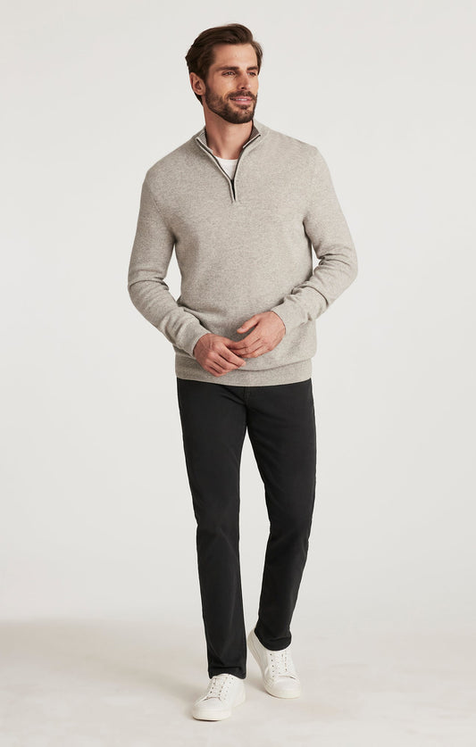 34 Heritage Courage Straight Leg Pants in Charcoal Diagonal