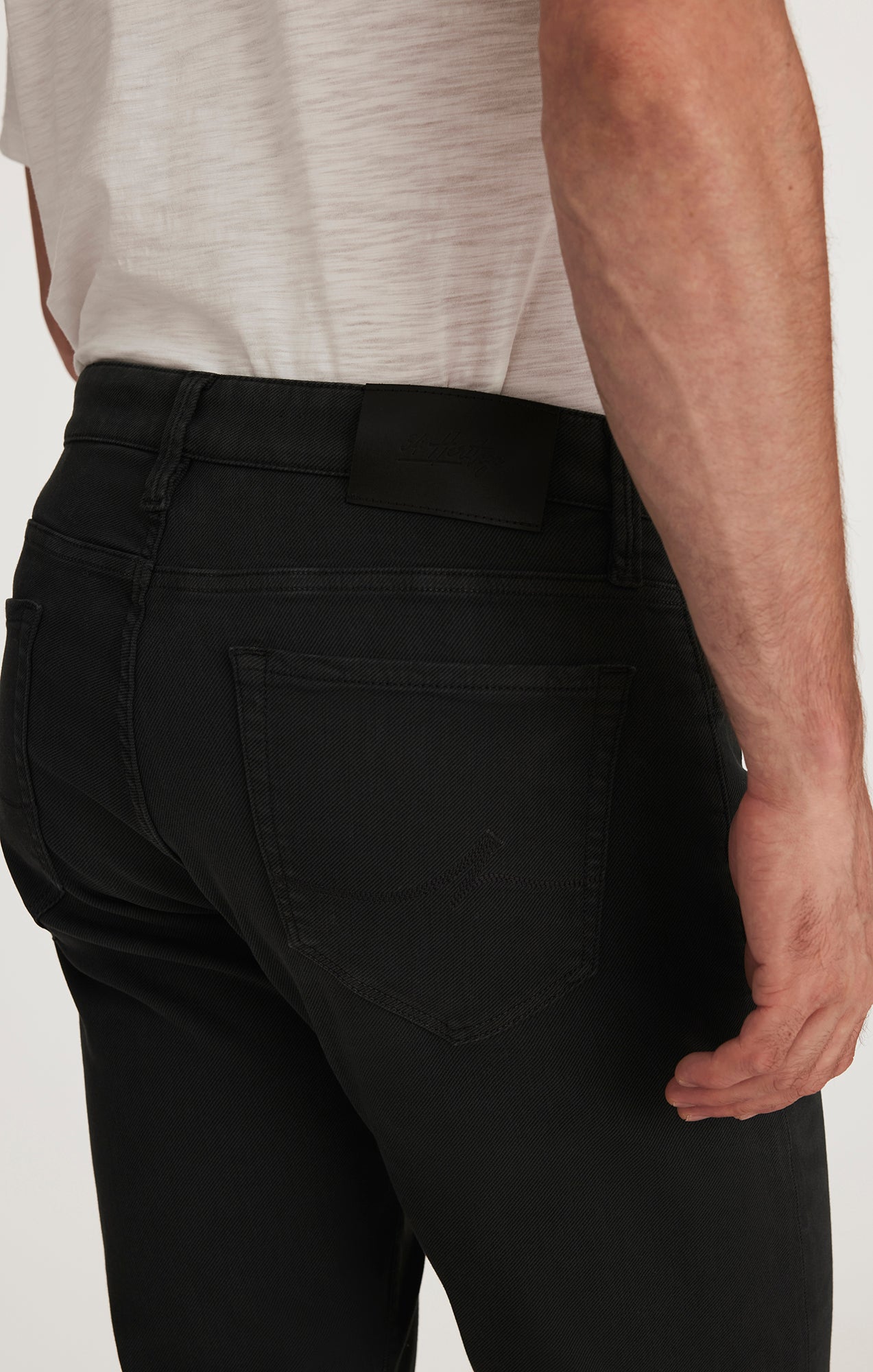 34 Heritage Courage Straight Leg Pants in Charcoal Diagonal
