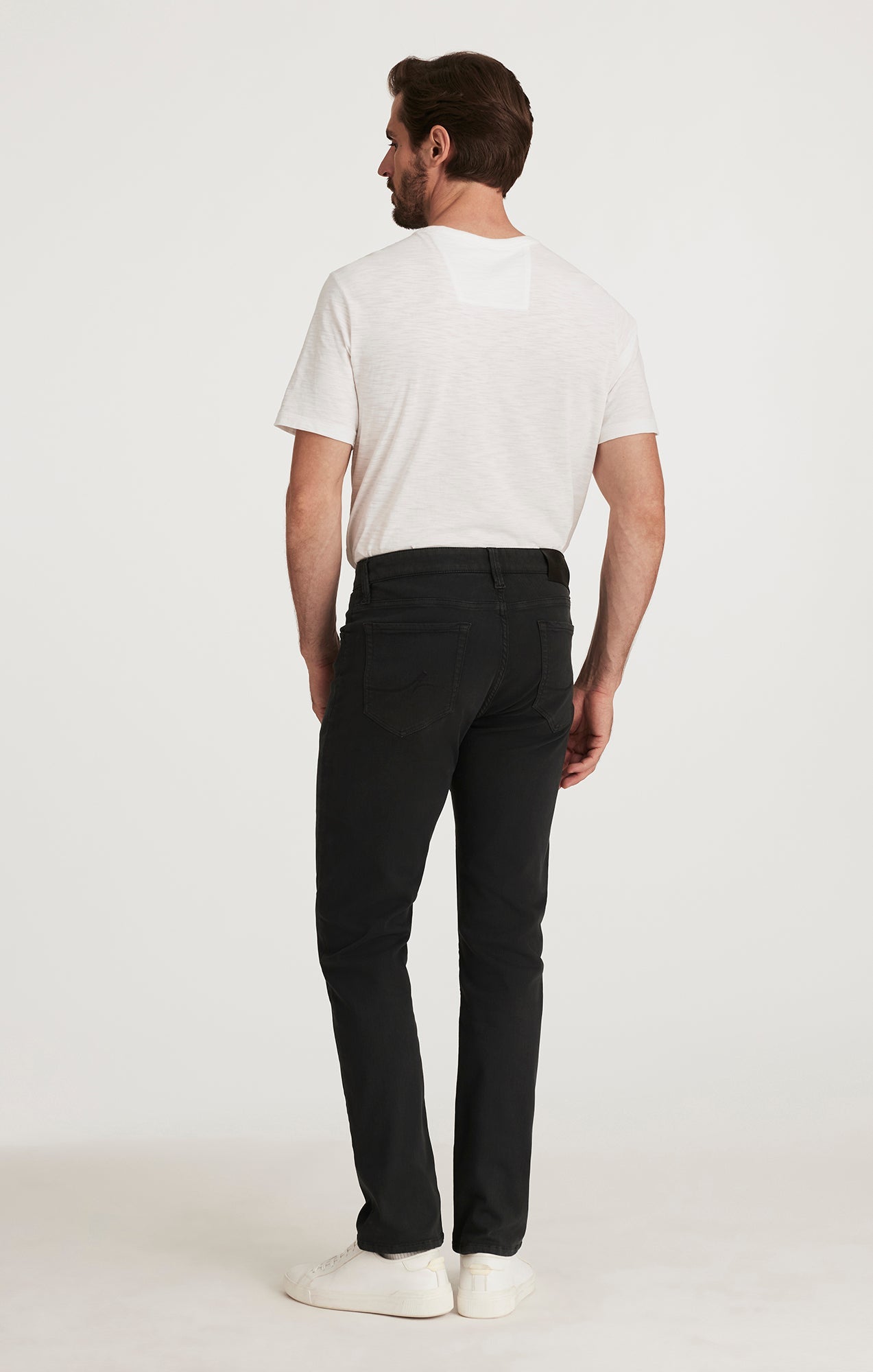 34 Heritage Courage Straight Leg Pants in Charcoal Diagonal