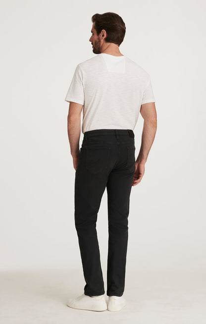 34 Heritage Courage Straight Leg Pants in Charcoal Diagonal