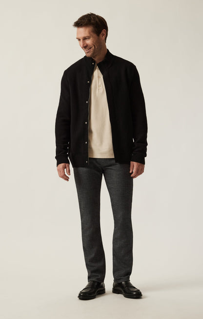 34 Heritage Courage Straight Leg Pants in Charcoal Fancy