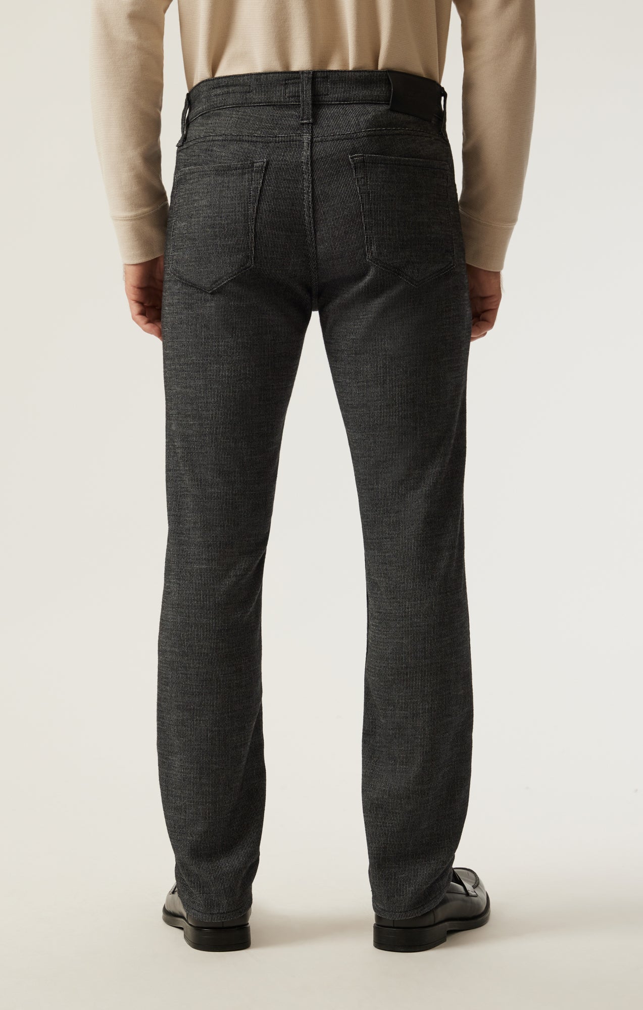 34 Heritage Courage Straight Leg Pants in Charcoal Fancy