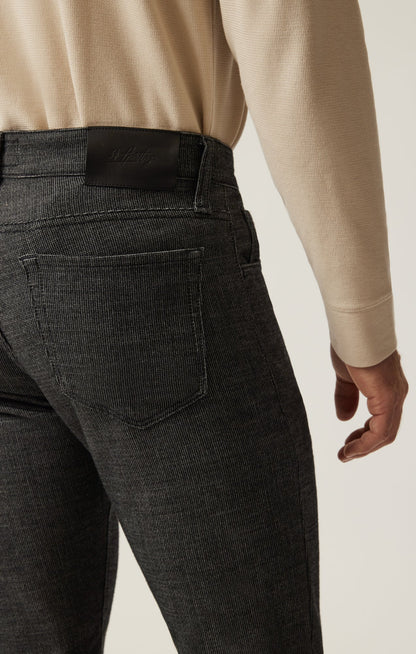 34 Heritage Courage Straight Leg Pants in Charcoal Fancy