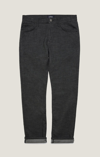 34 Heritage Courage Straight Leg Pants in Charcoal Fancy
