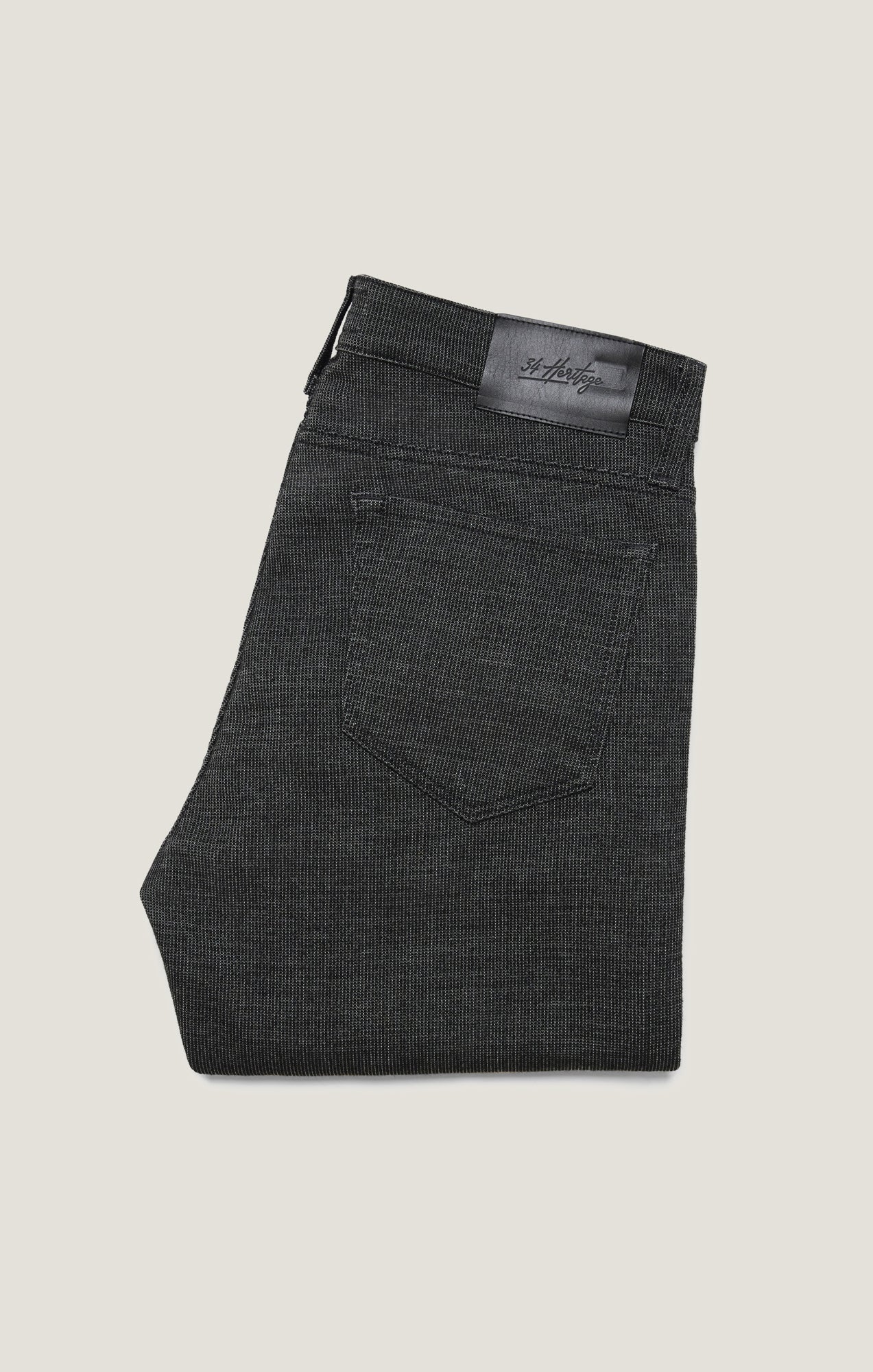 34 Heritage Courage Straight Leg Pants in Charcoal Fancy