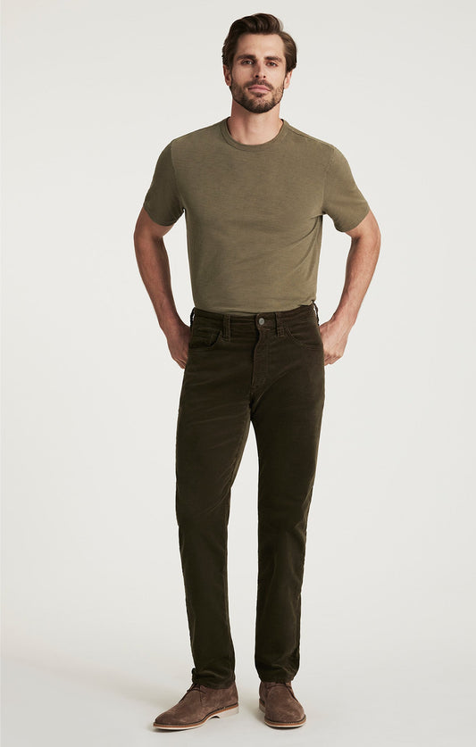 34 Heritage Courage Straight Leg Pants in Fern Cord