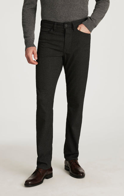 34 Heritage Charisma Relaxed Straight Pants In Smoke Serrano