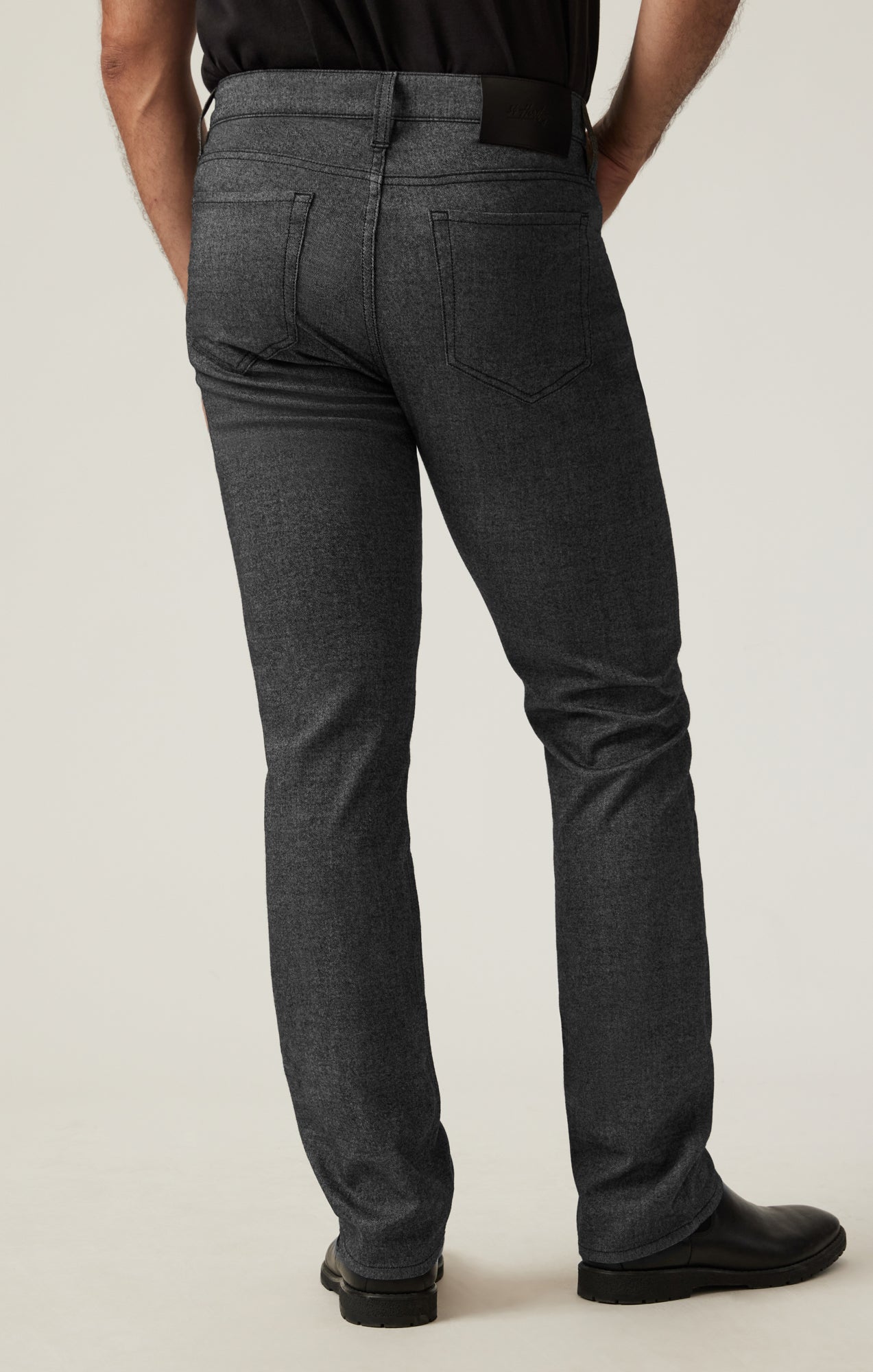 34 Heritage Courage Straight Leg Pants in Grey Elite