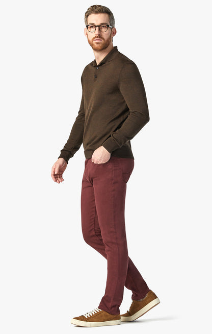 34 Heritage Courage Straight Leg Pants in Rum Raisin Comfort
