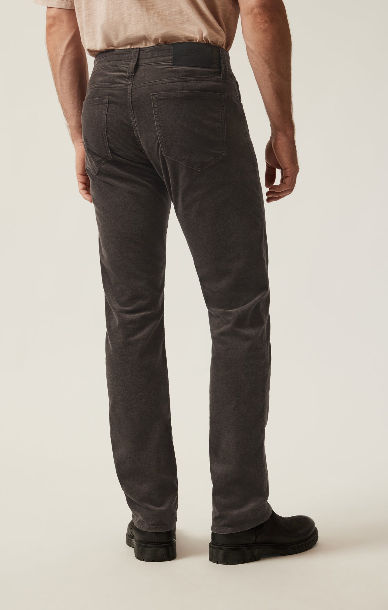 34 Heritage Courage Straight Leg Pants in Dark Olive Moleskin
