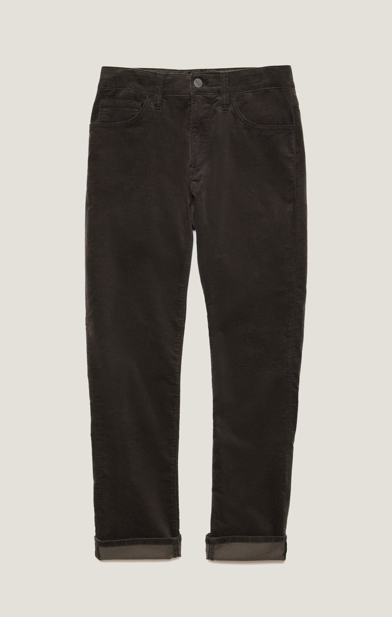 34 Heritage Courage Straight Leg Pants in Dark Olive Moleskin
