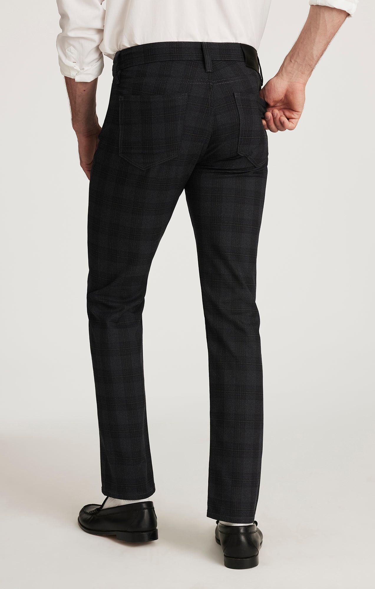 34 Heritage Courage Straight Leg Pants in Grey Elite Check