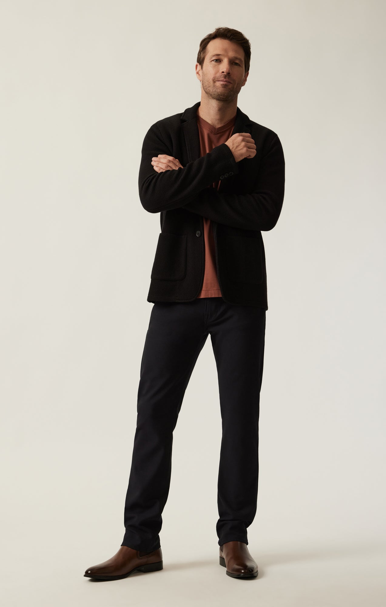 34 Heritage Courage Straight Leg Pants in Navy Supreme