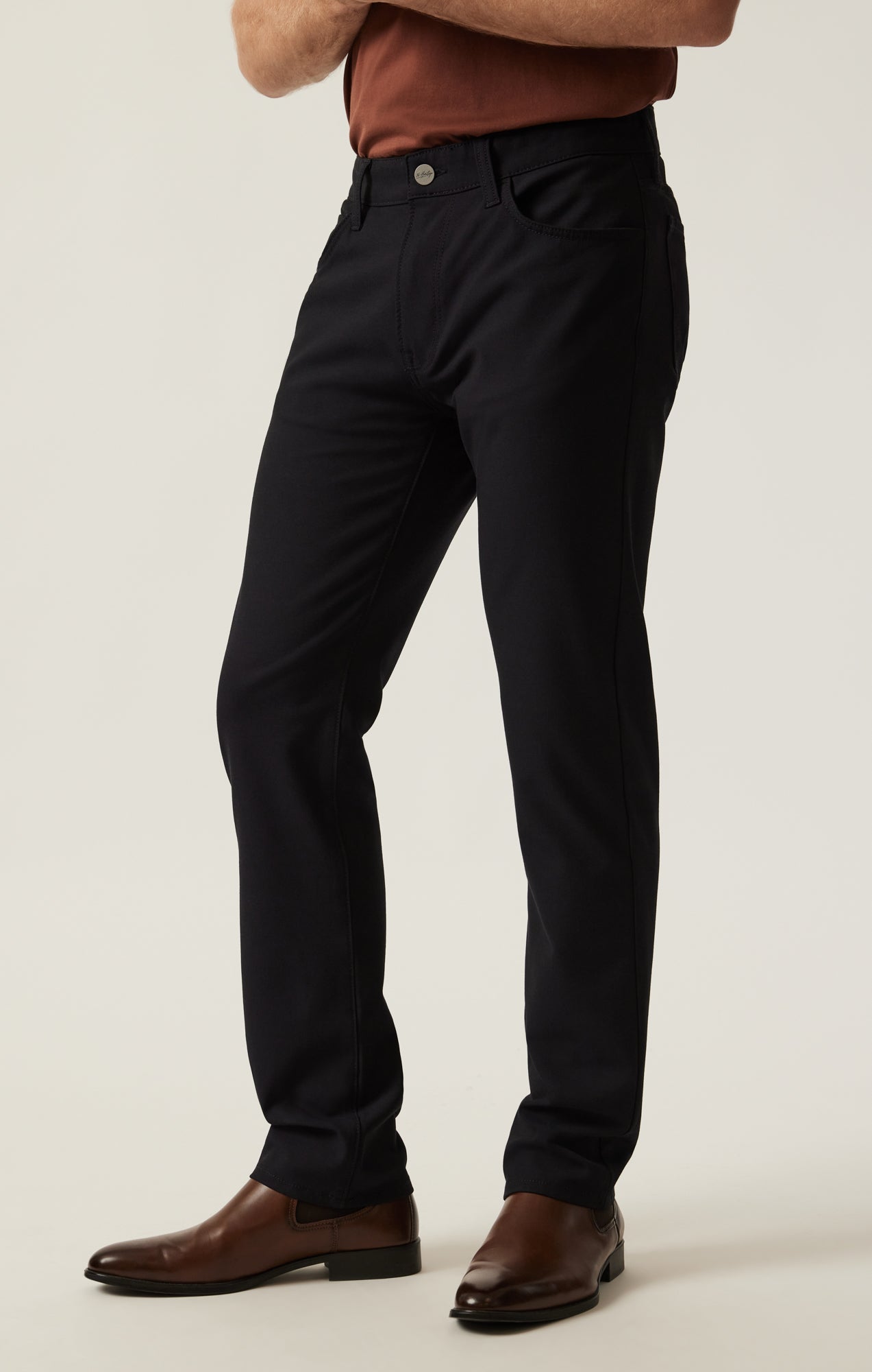 34 Heritage Courage Straight Leg Pants in Navy Supreme