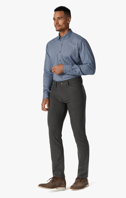 34 Heritage Courage Straight Leg Pants in Grey Elite