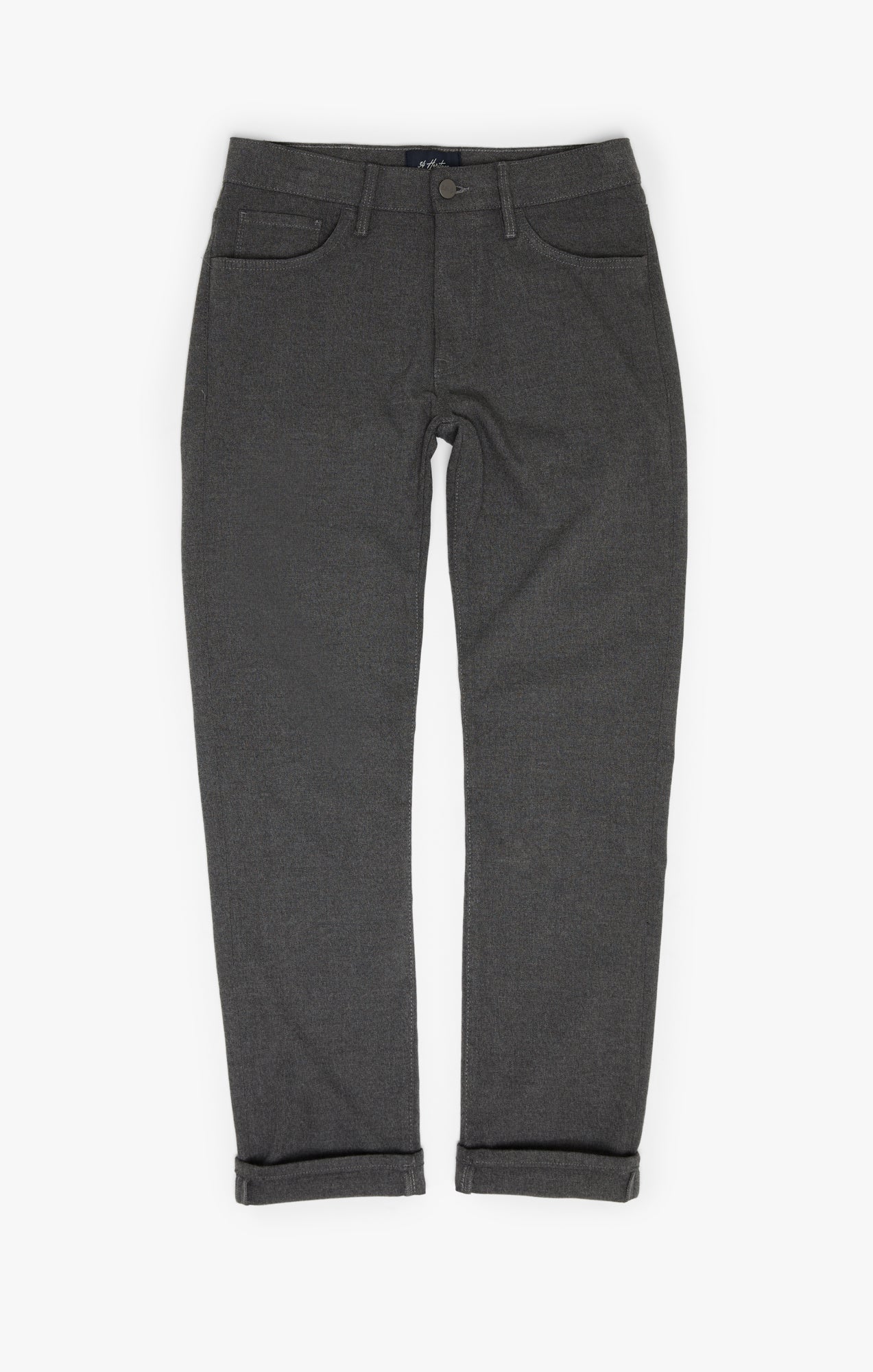 34 Heritage Courage Straight Leg Pants in Grey Elite